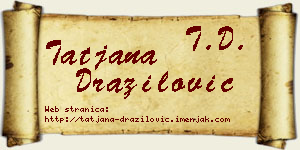 Tatjana Dražilović vizit kartica